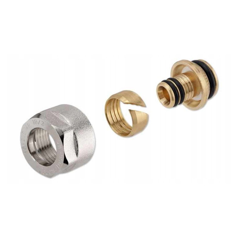 Złacze zaciskowe 16x3/4" do rur PEX/AL